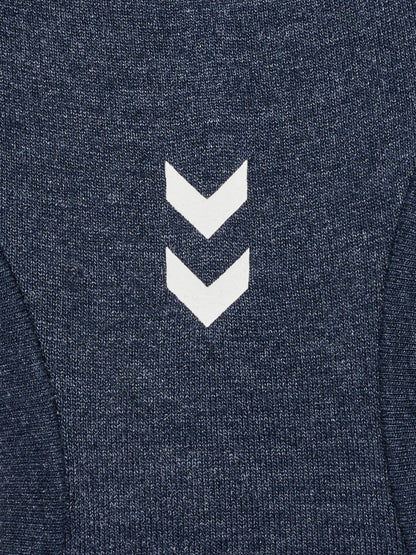 8248-DRESS BLUE MELANGE